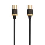 5個セット エレコム 4K8K対応TV用アンテナケーブル（短尺モデル） ブラック DH-ATSS48K207BKX5