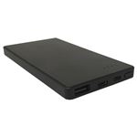 5個セット Lazos 5000mAh Type-C対応 携帯用充電器 ブラック L-M5C-BX5