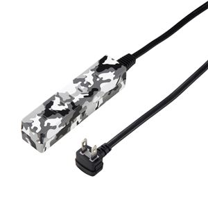 5個セット YAZAWA 差し込みフリータップ3.5個口迷彩ホワイト H63501MWX5