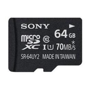 ソニー microSDXCカード 64GB UHS-I Class10対応 SR-64UY2A