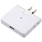 5個セット YAZAWA 雷ガード付コーナータップ2AC+1USB2.4Aホワイト H6CK3001UWHX5