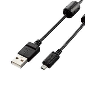 5個セット エレコム デジカメ用USBケーブル（平型mini8pin） DGW-F8UF15BKX5