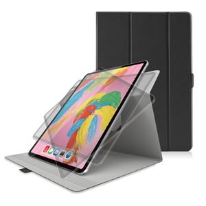 エレコム iPad Pro 12.9インチ 2018年モデル/フラップカバー/ソフトレザー/360度回転/スリープ対応/ブラック TB-A18LWVSMBK