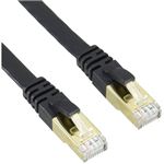 3個セット Lazos 高耐久高速フラットLANケーブル 10m L-LNC10X3