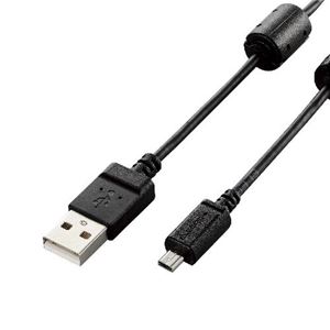 5個セット エレコム デジカメ用USBケーブル（平型mini8pin） DGW-F8UF05BKX5
