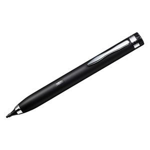 サンワサプライ 電池式極細タッチペン（ブラック） PDA-PEN41BK