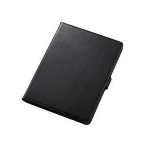 エレコム 9.7インチiPad（2017）ソフトレザーカバー（360） ブラック TB-A179360BK