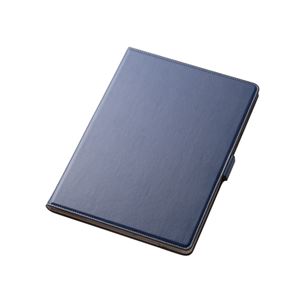 エレコム 9.7インチiPad（2017）ソフトレザーカバー（360） ブルー TB-A179360BU