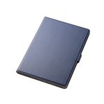 エレコム 9.7インチiPad（2017）ソフトレザーカバー（360） ブルー TB-A179360BU