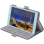 エレコム Qua tab QZ8/フラップカバー/ソフトレザー/360度回転/ブラック TBA-KYH08360BK