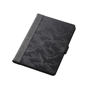 エレコム 9.7インチiPad（2017）用ファブリックケース カモフラブラック TB-A179PLFFT1