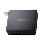 エレコム モバイルバッテリー/リチウムイオン電池/AC一体型/おまかせ充電対応/5800mAh/2.4A/PSE適合/ブラック DE-AC01-N5824BK
