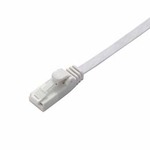 5個セット エレコム ツメ折れ防止フラットLANケーブル（Cat6準拠） LD-GFT/WH50X5