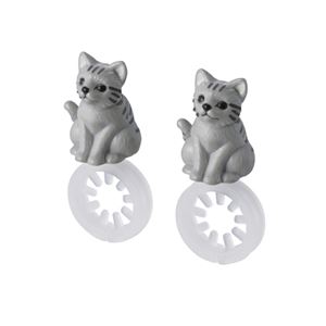 5個セット エレコム ケーブルホルダー/リングホルダー/難燃性樹脂/ネコ EKC-CTATTA2X5