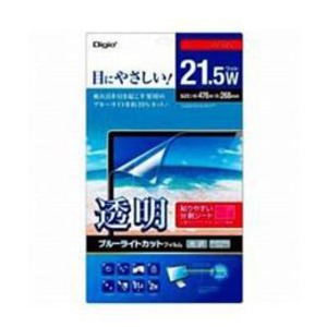 ナカバヤシ 液晶保護フィルム ブルーライトカット（21.5型ワイド用） 分割シートタイプ SF-FLKBC215W