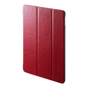 サンワサプライ ソフトレザーケース レッド PDA-IPAD1007R
