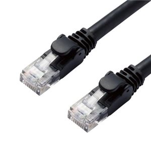 5個セット エレコム LANケーブル/CAT6A/スタンダード/2m/ブラック LD-GPA/BK2X5