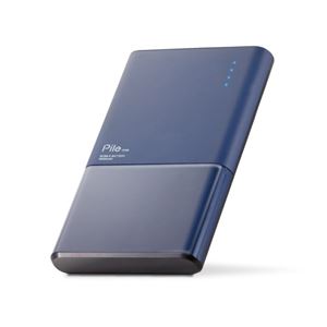 エレコム モバイルバッテリー/リチウムイオン電池/おまかせ充電対応/Pile one/5000mAh/2.4A/PSE適合/ブルー DE-M06-N5024BU