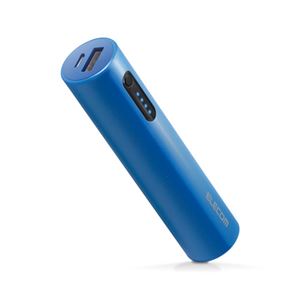 （まとめ）エレコム モバイルバッテリー/リチウムイオン電池/おまかせ充電対応/3200mAh/2.1A/ブルー DE-M04L-3200BU【×2セット】