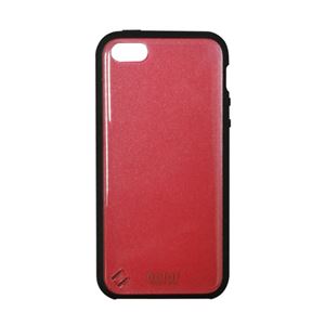 （まとめ）エレコム iPhone SE/TOUGH SLIM/ガラストップ風/女子向/ディープピンク PM-A18STSGJPND【×2セット】