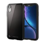 （まとめ）エレコム iPhone XR/TOUGH SLIM2/ブラック PM-A18CTS2BK【×2セット】