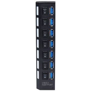 （まとめ）マクロス USB 3.0 HUB 7ポート MCZ-167【×2セット】