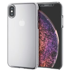 （まとめ）エレコム iPhone XS/高硬度ユーピロンケース/クリア PM-A18BUPCR【×2セット】