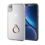 （まとめ）エレコム iPhone XR/シェルカバー/リング付/ピンク PM-A18CPVRPN【×2セット】