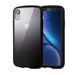 （まとめ）エレコム iPhone XR/TOUGH SLIM LITE/クリア/ネイビー×グレー PM-A18CTSLCG4【×2セット】