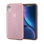 （まとめ）エレコム iPhone XR/ソフトケース/ダイヤモンドカット/サイドメッキ/ローズゴールド PM-A18CUCJMPN【×2セット】