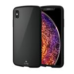 （まとめ）エレコム iPhone XS Max/TOUGH SLIM LITE/ブラック PM-A18DTSLBK【×2セット】