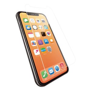 （まとめ）エレコム iPhone XS/ガラスフィルム/セラミックコート PM-A18BFLGGC【×2セット】