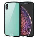 （まとめ）エレコム iPhone XS/TOUGH SLIM LITE/ライトブルー PM-A18BTSLBUL【×2セット】