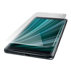 （まとめ）エレコム Xperia XZ3/フルカバーフィルム/衝撃吸収/透明/光沢 PM-XZ3FLFPRG【×2セット】