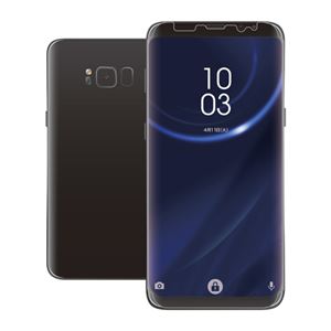 （まとめ）エレコム Galaxy S8+用フルカバーフィルム/衝撃吸収/光沢 PM-GS8PFLPRG【×2セット】