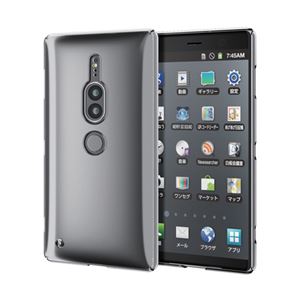 （まとめ）エレコム Xperia XZ2 Premium/シェルカバー/極み/クリア PM-XZ2PPVKCR【×2セット】