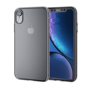 （まとめ）エレコム iPhone XR/ソフトケース/薄型/ブラック PM-A18CUCUBK【×5セット】