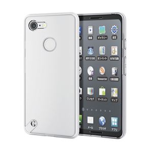 （まとめ）エレコム Google Pixel 3/ハイブリッドケース/極み/クリア PM-GPL3HVCKCR【×5セット】