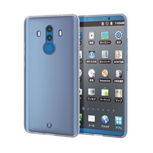 （まとめ）エレコム Mate10 Pro/ソフトケース/極み/クリア PS-HWJ2UCTCR【×5セット】