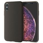 （まとめ）エレコム iPhone XS/シリコンケース/ブラック PM-A18BSCBK【×5セット】