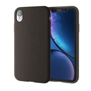 （まとめ）エレコム iPhone XR/シリコンケース/ブラック PM-A18CSCBK【×5セット】