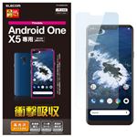 （まとめ）エレコム Android One X5/液晶保護フィルム/衝撃吸収/高光沢 PY-AOX5FLFPG【×5セット】