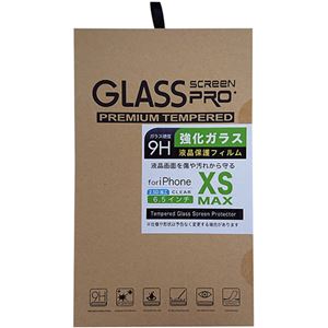 （まとめ）日本トラストテクノロジー 2.5Dガラス液晶保護フィルム for iPhoneXSMAX GLASSF-IPXSMAX【×5セット】