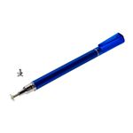 （まとめ）ミヨシ 先端交換式タッチペン 十字型タイプ ブルー STP-L02/BL【×5セット】