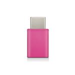 （まとめ）エレコム スマートフォン用USB変換アダプタ/USB（microBメス）-USB（Cオス）/ピンク MPA-MBFCMADNPN【×5セット】