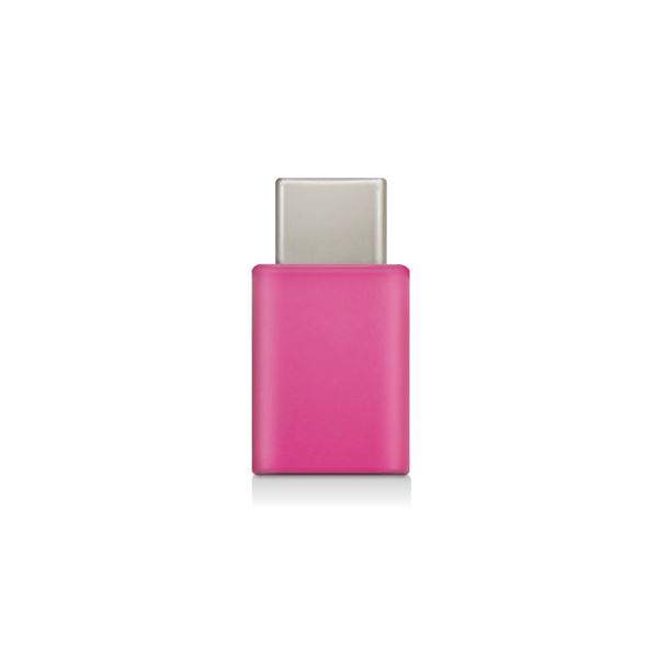 （まとめ）エレコム スマートフォン用USB変換アダプタ/USB（microBメス）-USB（Cオス）/ピンク MPA-MBFCMADNPN(×5セット) b04