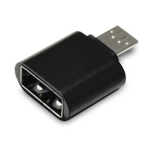 （まとめ）日本トラストテクノロジー OTG USB（A）→MicroUSB変換コネクター（ブラック） OTGU2M-BK【×5セット】
