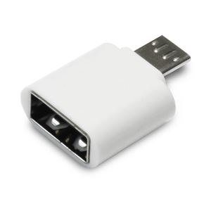 （まとめ）日本トラストテクノロジー OTG USB（A）→MicroUSB変換コネクター（ホワイト） OTGU2M-WH【×5セット】