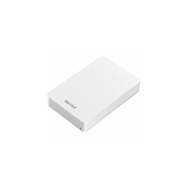 BUFFALO USB3.1（Gen1） ポータブルHDD 4TB ホワイト HD-PGF4.0U3-GWHA b04