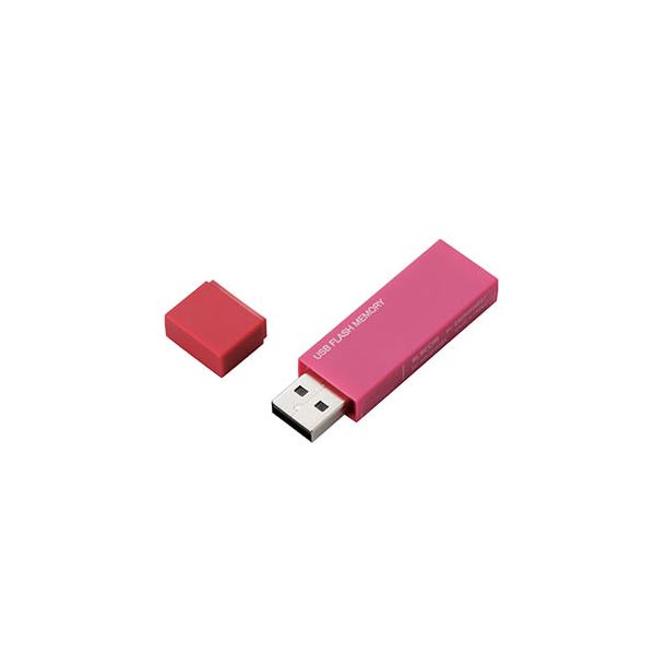 (5個セット) エレコム USBメモリー/USB2.0対応/セキュリティ機能対応/32GB/ピンク MF-MSU2B32GPNX5 b04